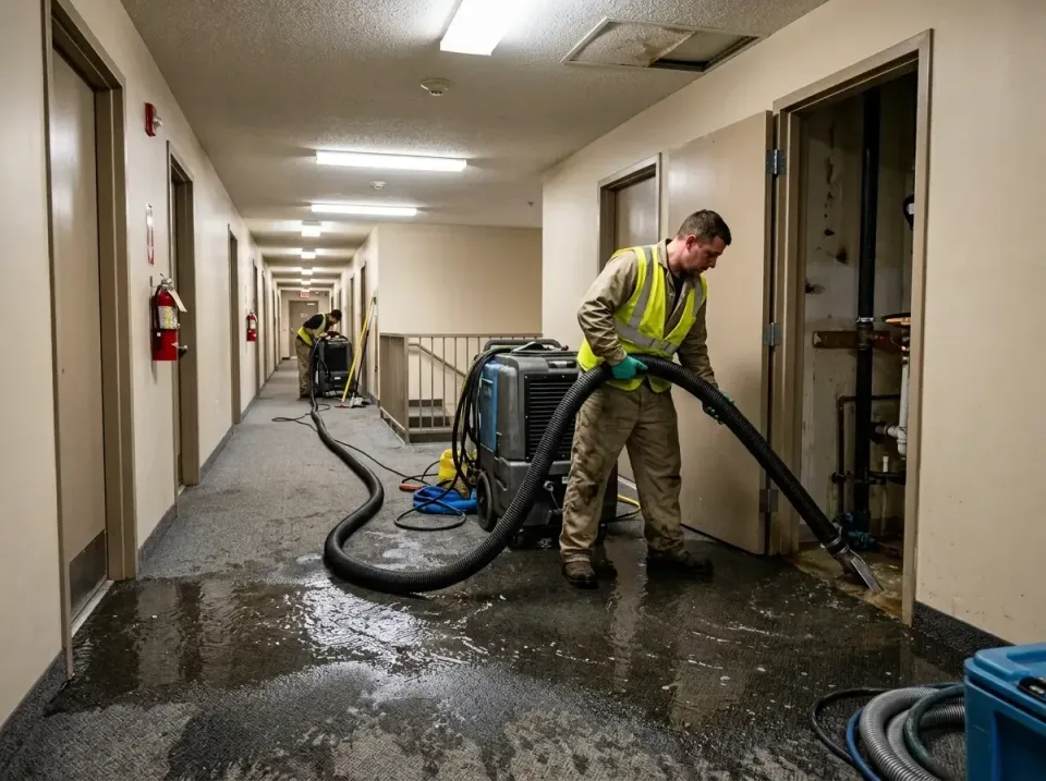 multi-unit-apartment-hallway-f-005 — frequently asked questions, Emergency Burst Pipe Water Extraction & Removal in Peru, IL
